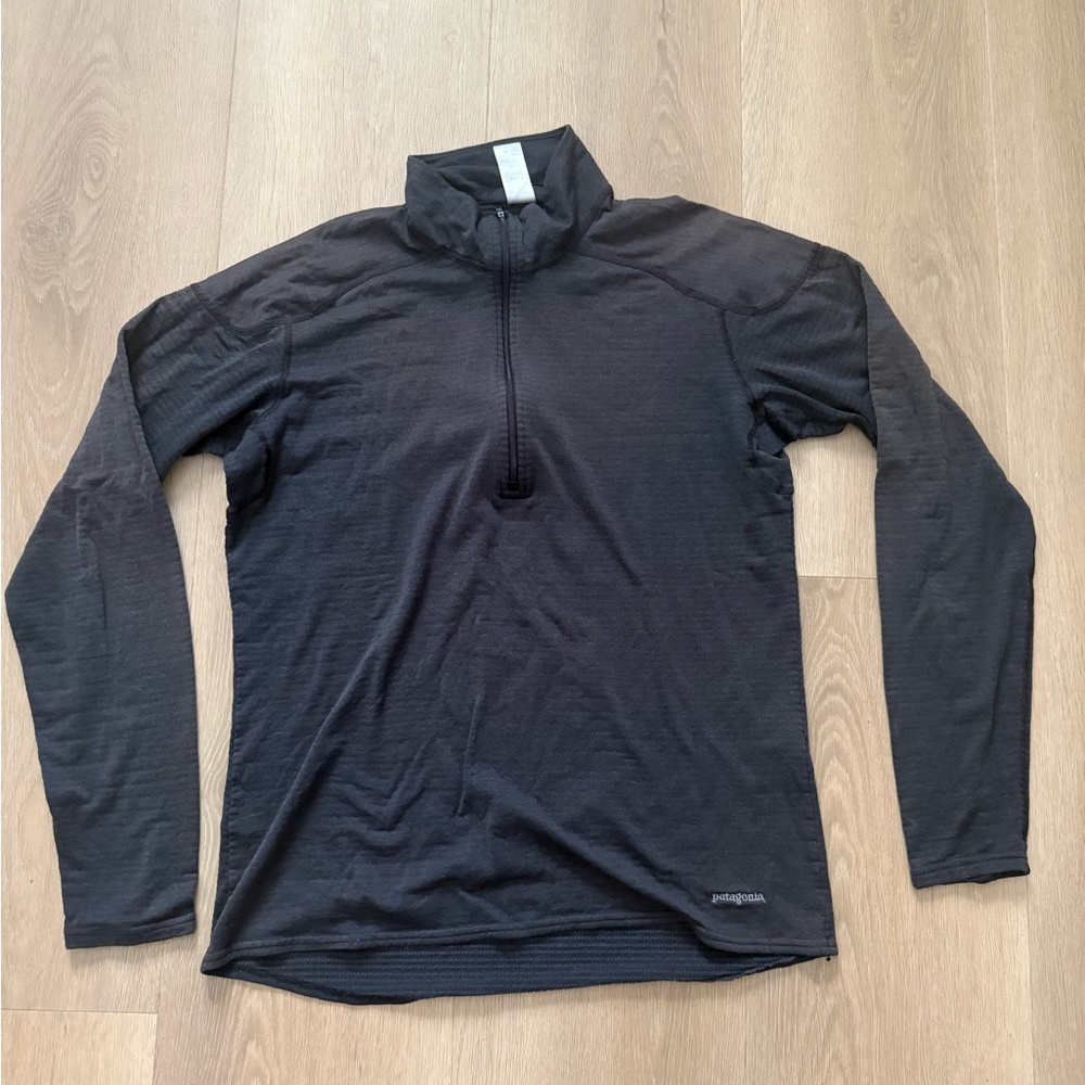 Patagonia Black Pullover Quarter zip mens large